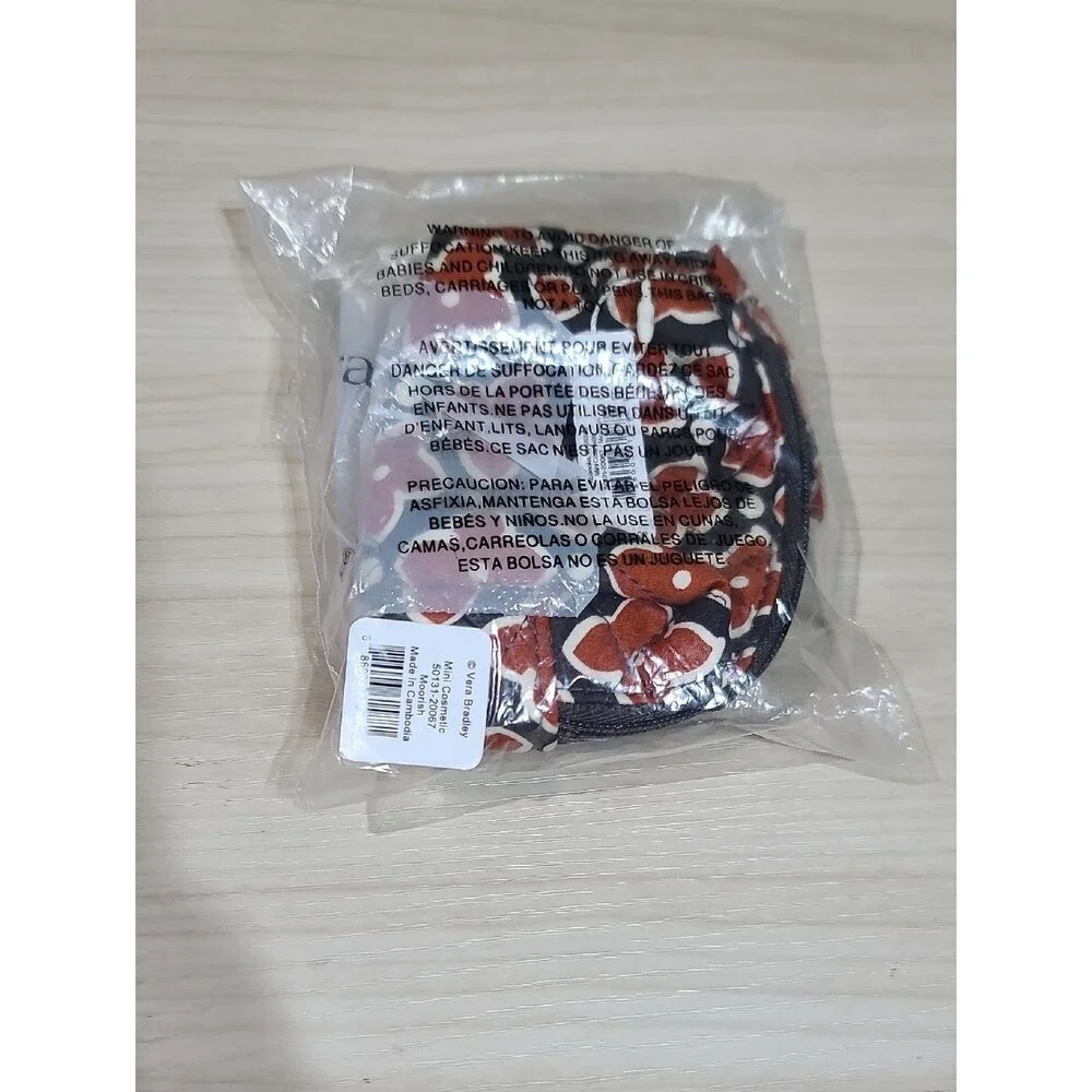 Vera Bradley Premium Cotton Mini Cosmetic, Moorish NWT